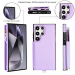 Crossbody Leather Flip Wallet Case for Samsung Galaxy S25 Series