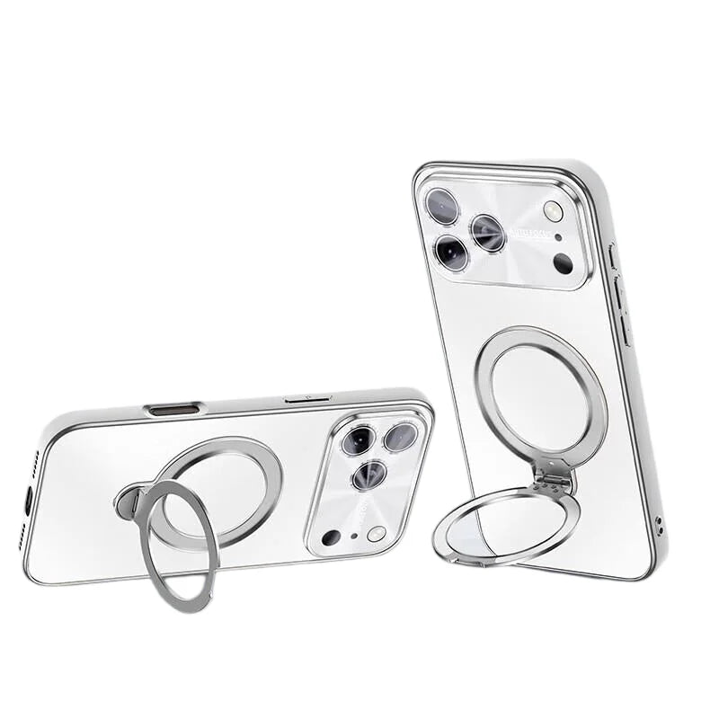 Luxury Business MagSafe Case with 360° Rotating Bracket for iPhone 17 Series