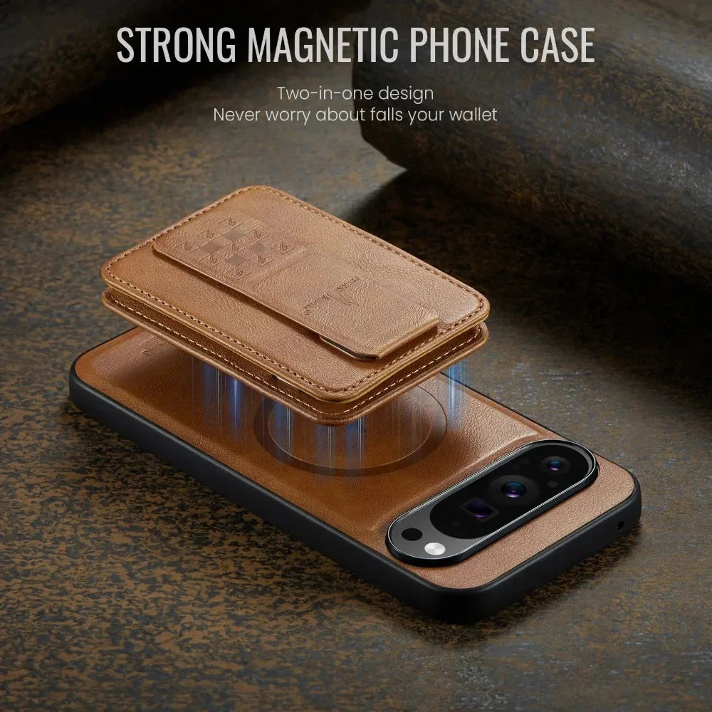 2-in-1 Detachable RFID Blocking Wallet Case with Card Slot for Google Pixel 9 Series