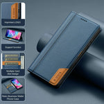 Protective Flip Wallet Case with Card Slot for Samsung Galaxy S25 Series