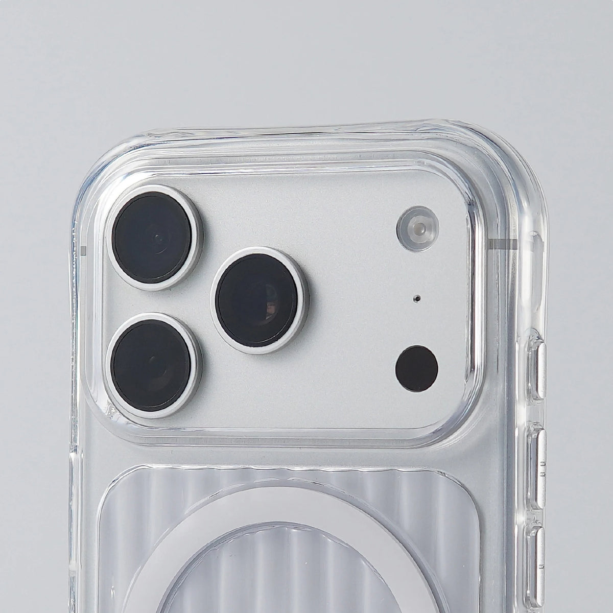 Clear MagSafe Case with Raised Lens Ring for iPhone 17 Series