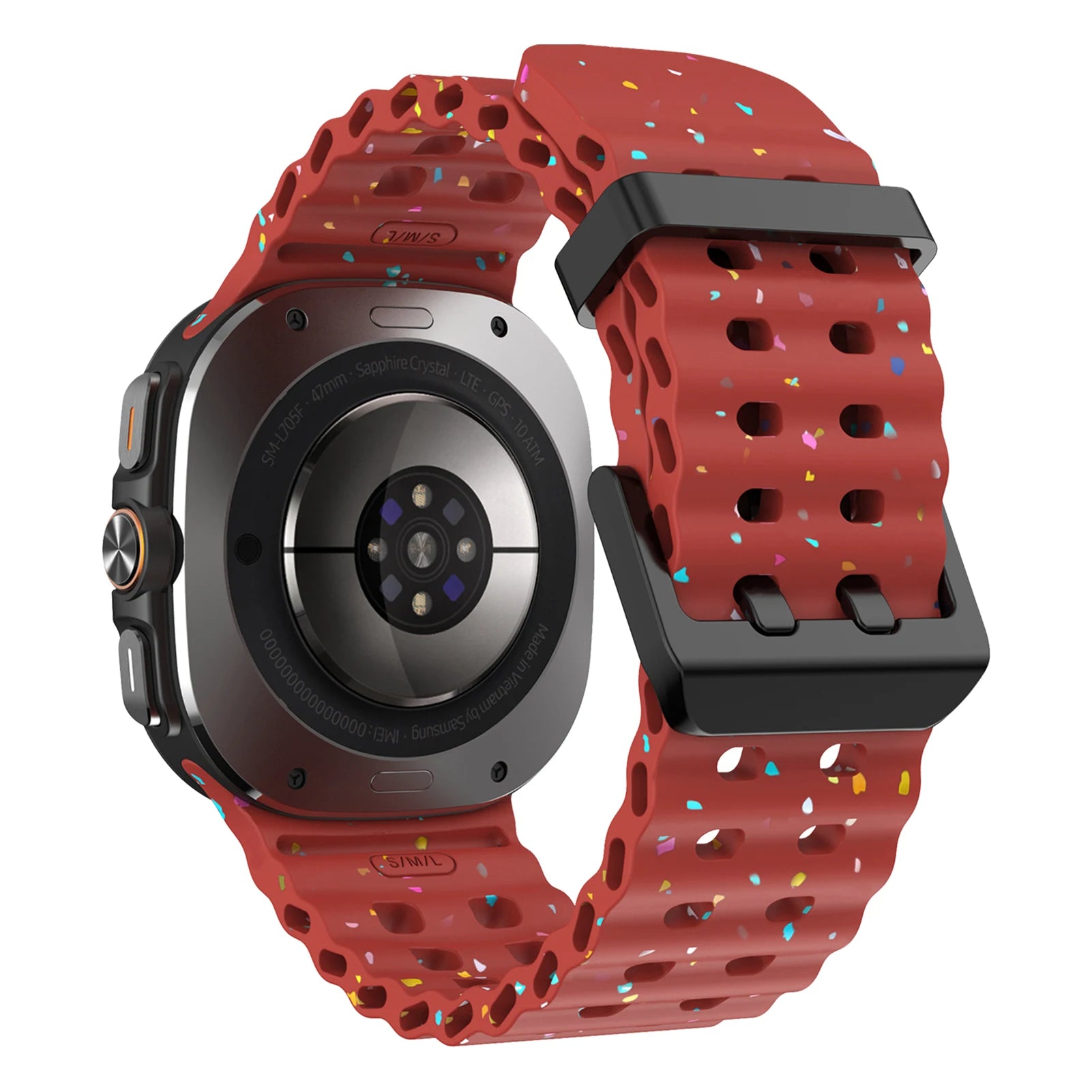 High-Quality Marine Silicone Band for Samsung Galaxy Watch Ultra and Samsung Galaxy Watch Ultra (2025)