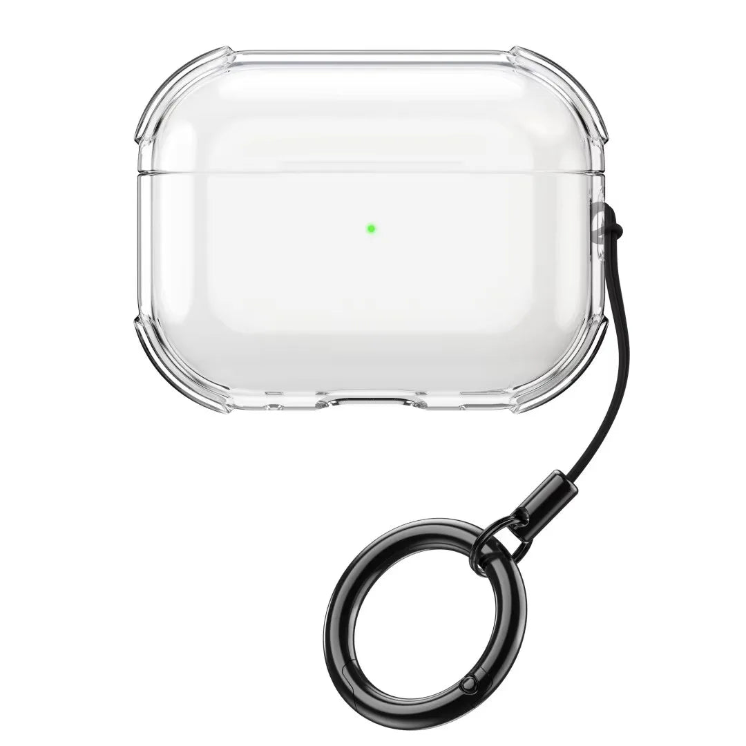 Soft TPU AirPods Pro 3 Case with Keychain Lanyard