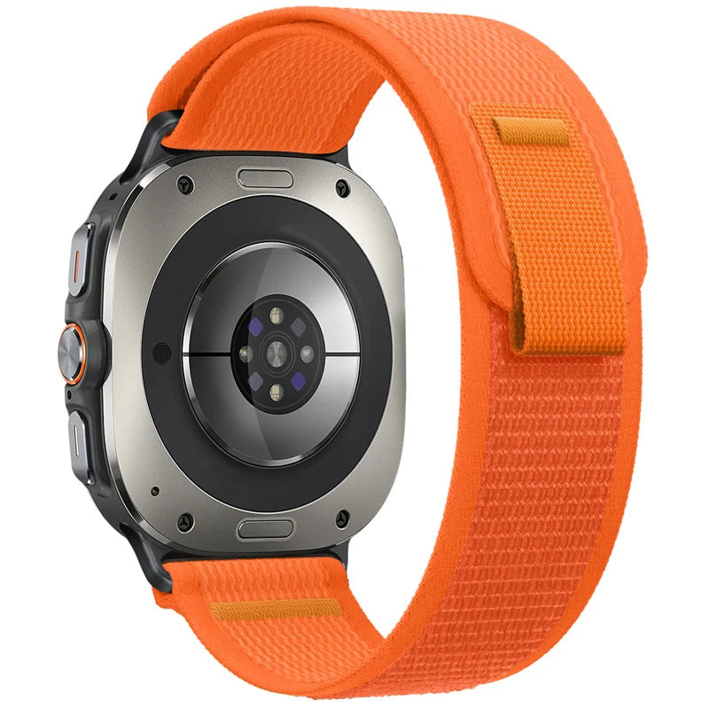 Ribbed Nylon No-Gap Watch Strap for Samsung Galaxy Watch Ultra 2