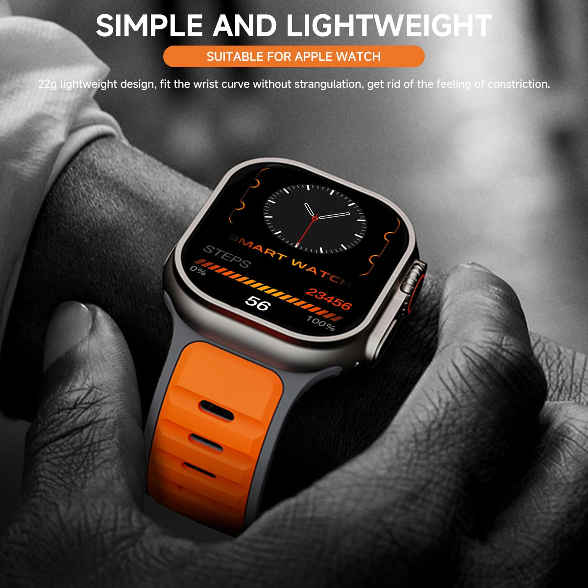 Dual-Tone Silicone Sport Band for Apple Watch
