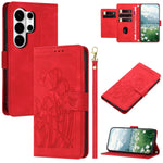 Leather Tulip Wallet Phone Case with Card Slots for Samsung Galaxy S26 Series