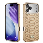 Premium Plating Leather Protective Case for iPhone 17 Series