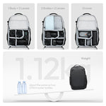Ulanzi YY038 V2 22L Multi-Pocket Camera Travel Backpack