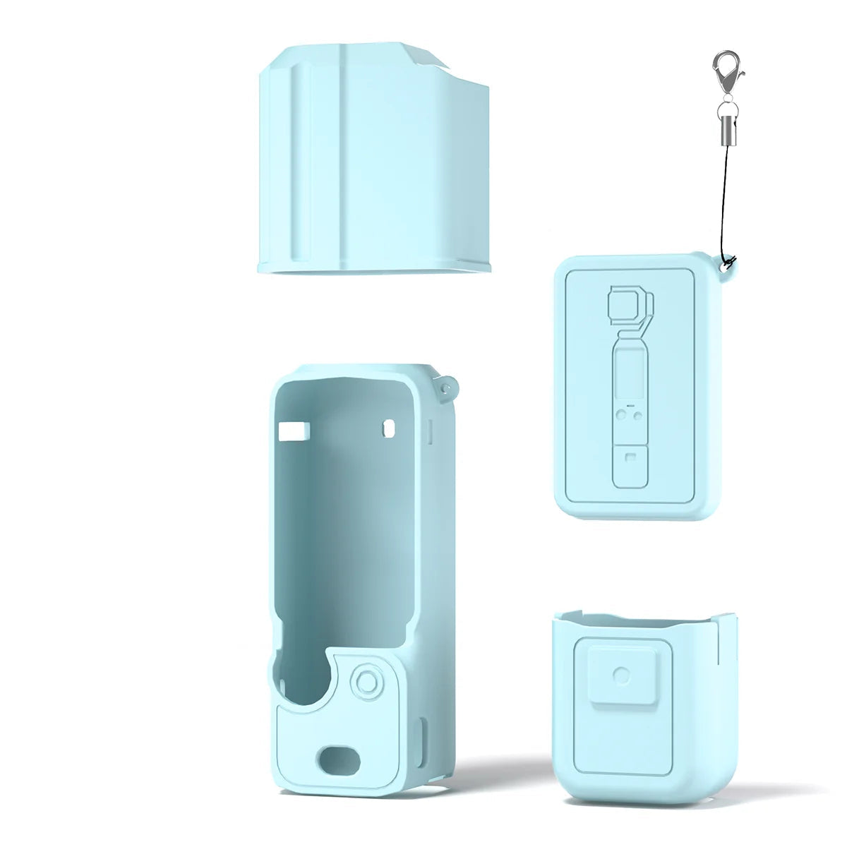 Soft Washable Protective Sleeve with Lens Cup for DJI Osmo Pocket 3