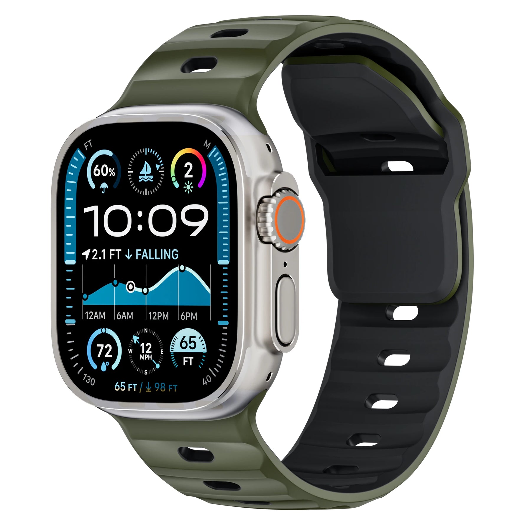 Premium Sport Silicone Strap for Apple Watch
