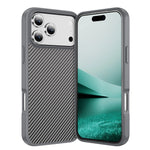 Carbon Fiber Pattern Luxury Drop Protection Case for iPhone 17 Series