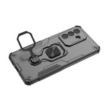 Samsung Galaxy A37 Magnetic Armor Case with Metal Ring Stand