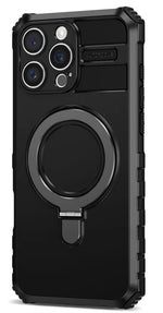 Heavy Duty MagSafe Case with Rotating Stand for iPhone 16 Series