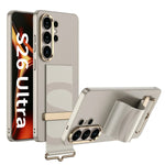 Samsung Galaxy S26 Ultra PC Hard Case with Buckle Wristband