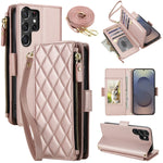 Leather Fold-Out Multi-Compartment Wallet Case for Samsung Galaxy S26 Series