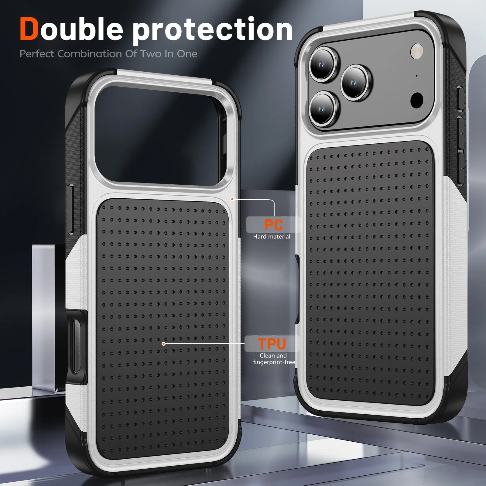 Non-Fingerprint Heavy Duty Case for iPhone 17 Series