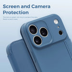 iPhone 17 Series Protective Flip Case with Card Slots