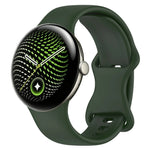 Silicone Quick-Release Watch Band with 8-Shape Anchor for Google Pixel Watch 5