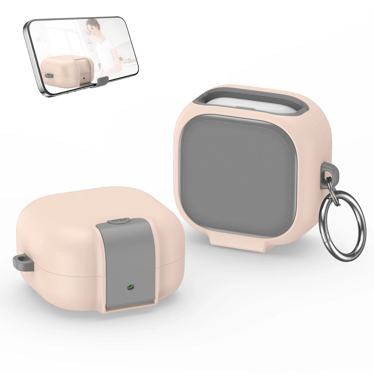 Locking Case for Samsung Galaxy Buds4 / Buds4 Pro with Phone Stand