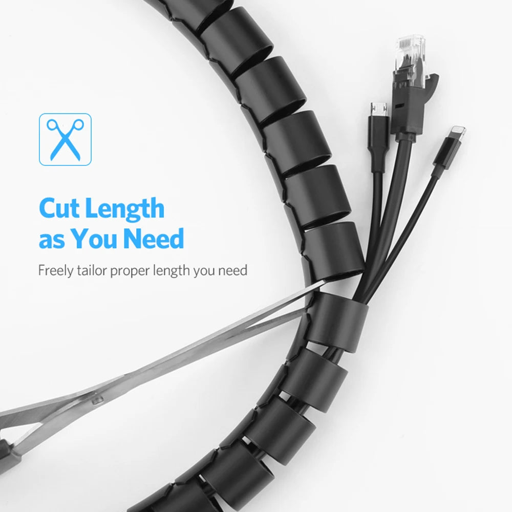 Flexible Spiral Cable Organizer Tube
