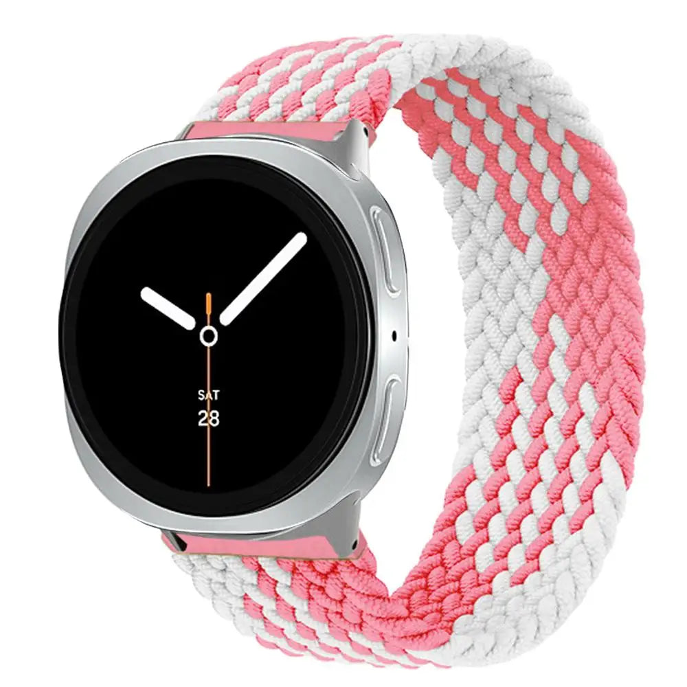 Elastic Braided Solo Loop Band for Samsung Galaxy Watch 8 & Galaxy Watch 8 Classic