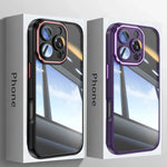 Acrylic Clear Shockproof Case with Camera Protector for iPhone 15 Series