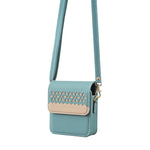 Luxury Embossed Small Flower Leather Bag Case with Long Lanyard for Samsung Galaxy Z Flip 6