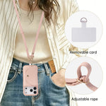 Crossbody Leather Wallet Case with Built-In Makeup Mirror for iPhone 17 Series