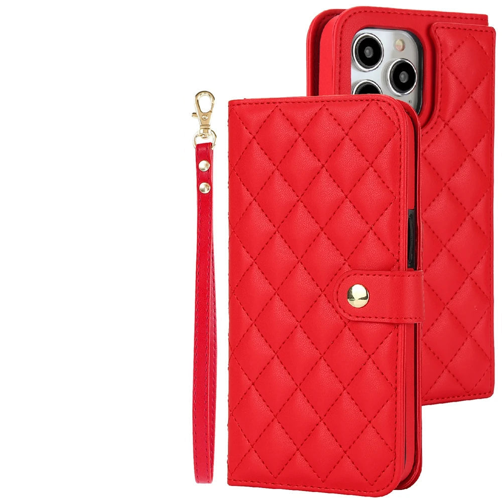 Multi-Functional Crossbody Wallet Case with Card Holder for iPhone 15 Series