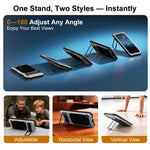 Heavy-Duty Aluminum Case with Glass and Camera Stand for Google Pixel 9 Series