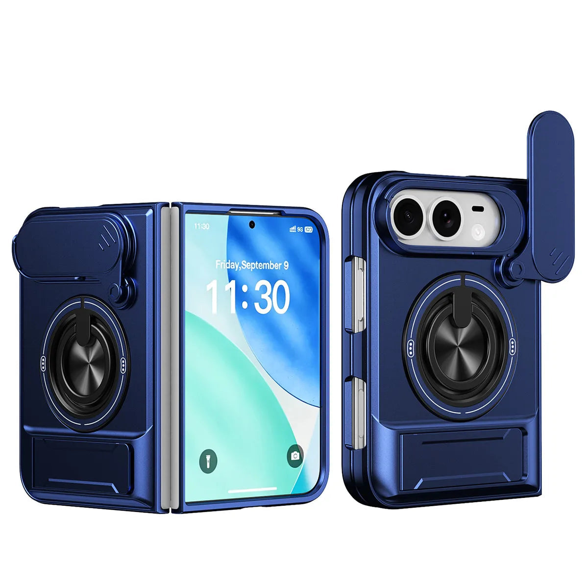 Sliding Camera Lens Protector Case for iPhone Duo