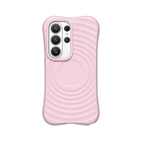 Liquid Silicone Magnetic Case with Raised Edge Protection for Samsung Galaxy S25 Series