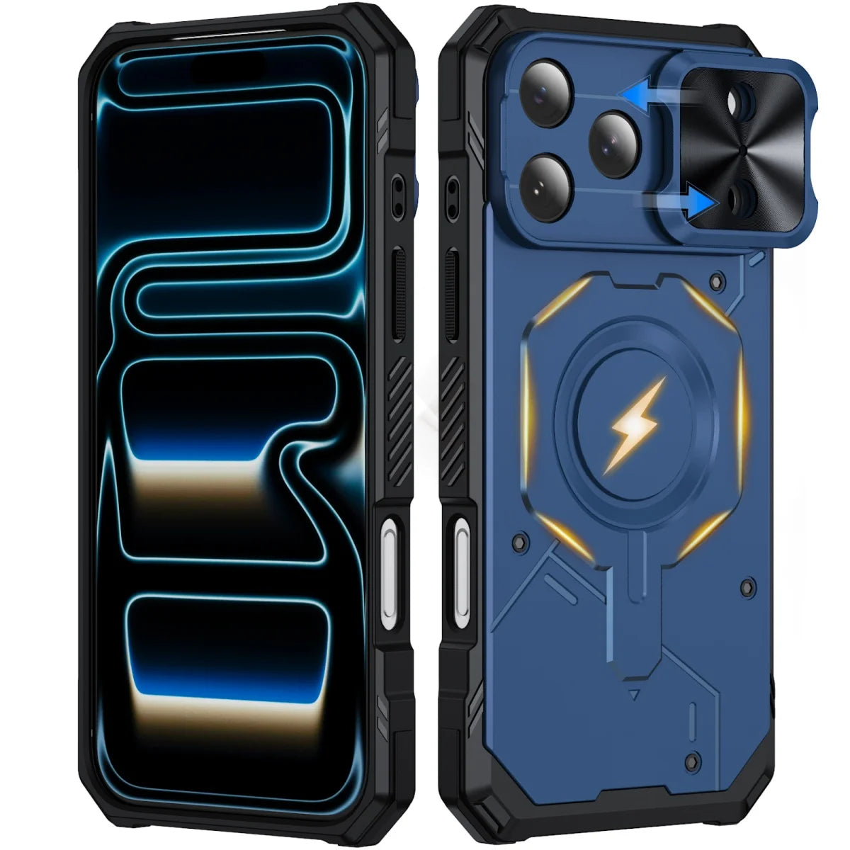 Rugged Sliding Lens Cover MagSafe Case or iPhone 18 Series