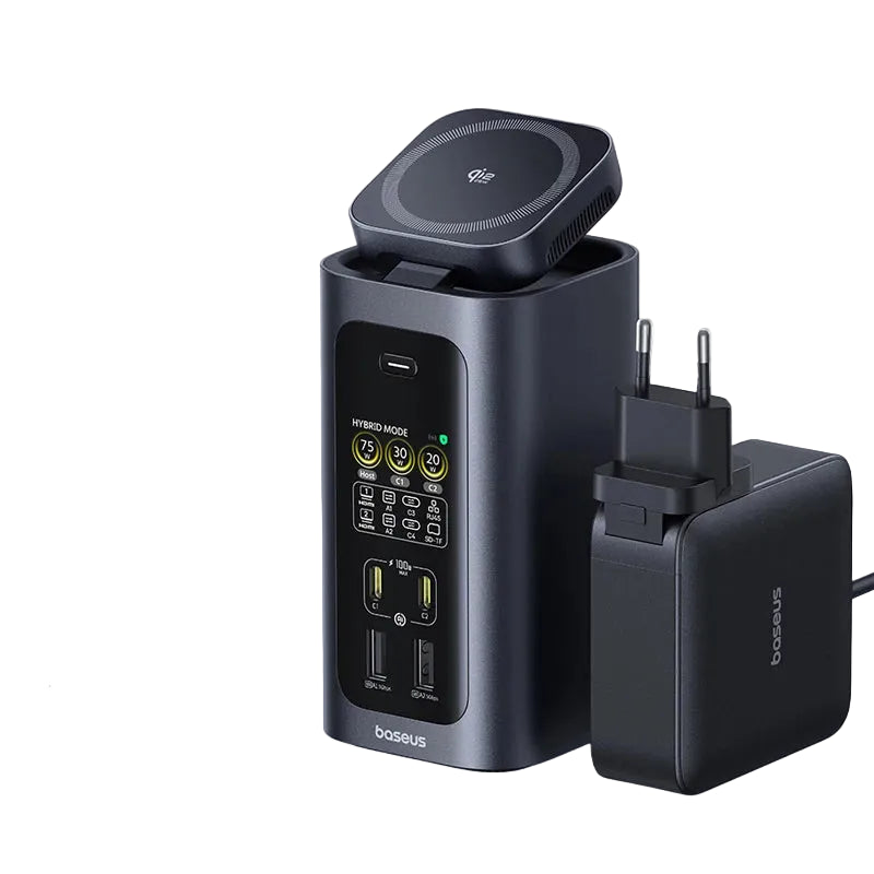 Baseus Spacemate RD1 Pro 15-in-1 USB-C Hub Docking Station with 4K HDMI and Wireless Charging