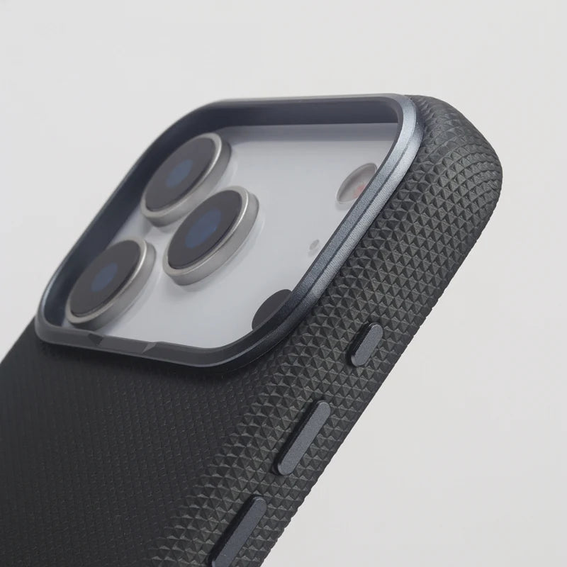 Stylish Hit Color PU Leather MagSafe Case with Alloy Lens Frame for iPhone 17 Series