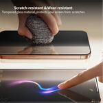 9H Tempered Glass Screen Protector with Quick-Fit Installation Frame for iPhone 15