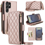 Leather Fold-Out Multi-Compartment Wallet Case for Samsung Galaxy S26 Series