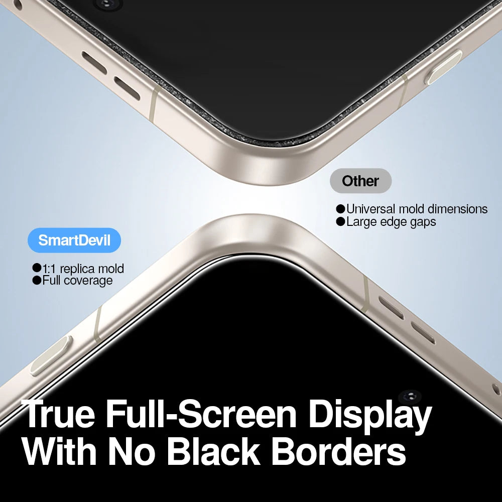 Dust-Free Tempered Glass Screen Protector with Electrostatic Adsorption for OnePlus 15