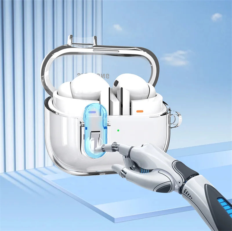 Anti-Drop Clear Hard Case for Samsung Galaxy Buds 3 / 3 Pro