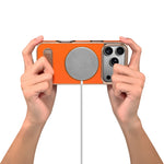 Premium Genuine Leather MagSafe Protective Case with Stand for iPhone 17 Series