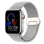 Stretchable Braided Solo Loop with Magnetic Closure for Apple Watch