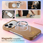 Bow Pattern MagSafe Case for iPhone 17 Series
