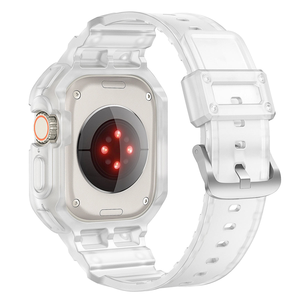TPU Silicone Protective Case with Raised Bezel for Apple Watch Ultra