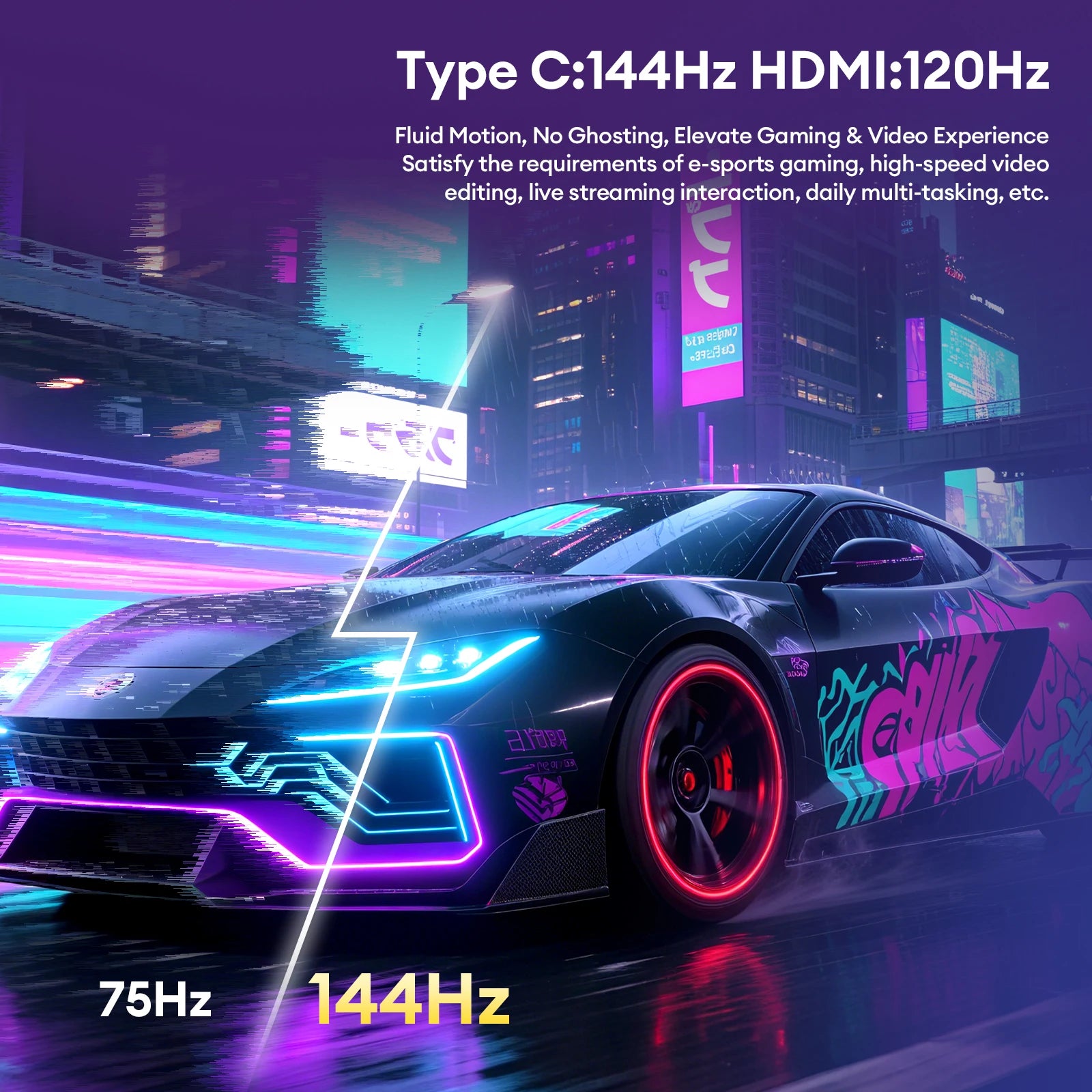 ZEUSLAP 16" 2.5K QHD Portable Gaming Monitor