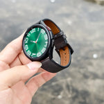 Premium Leather Watch Band Compatible With Galaxy Watch 6 & Galaxy Watch 6 Classic