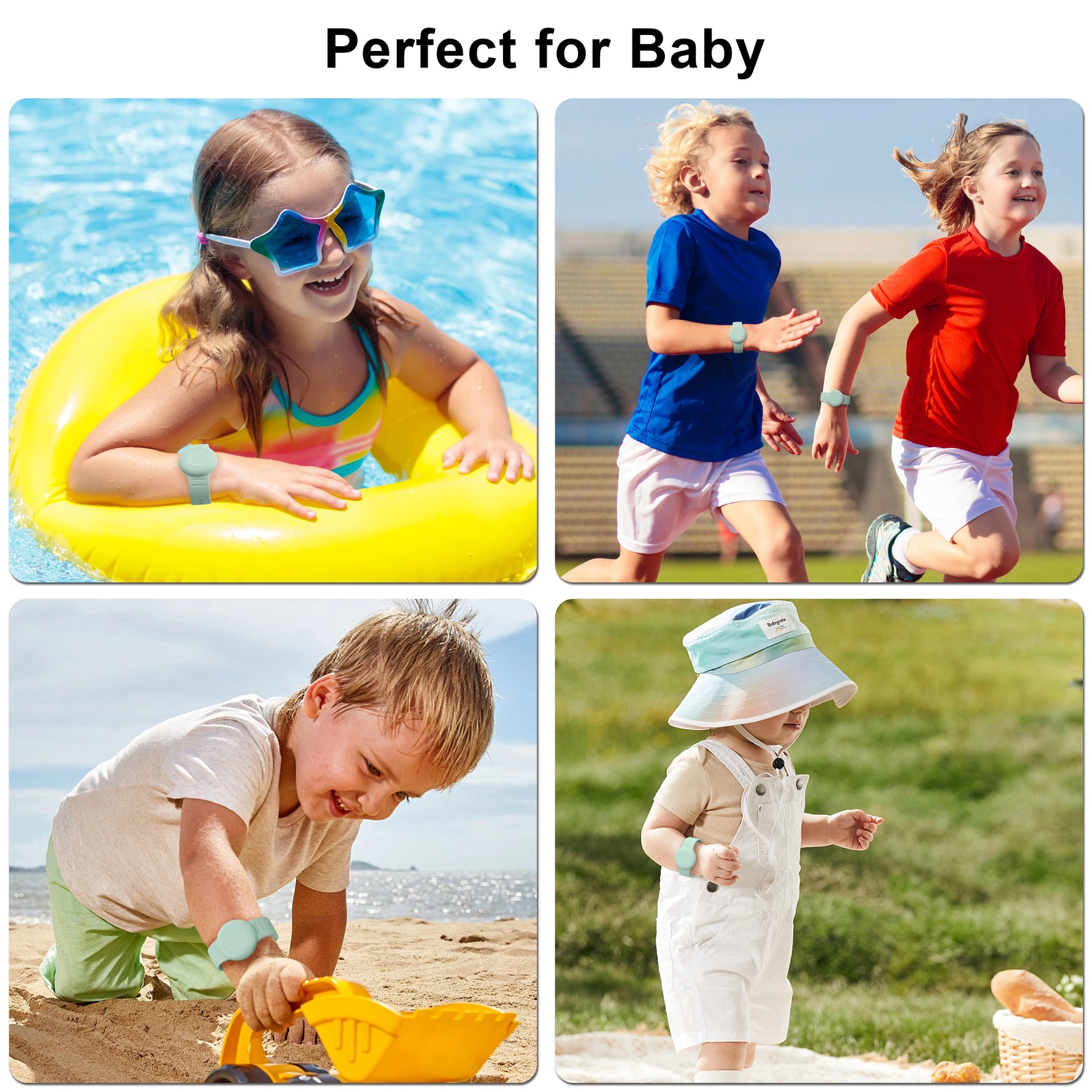 Waterproof Silicone Wristband Holder for Apple AirTag