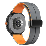 Silicone Magnetic Buckle Strap for Samsung Galaxy Watch 8 /  Galaxy Watch 8 Classic