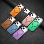 Skin-Feel MagSafe Leather Case for iPhone 17 Series