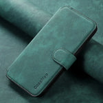 Premium 2-in-1 MagSafe Leather Case with Flip Card Holder for iPhone 17 Series