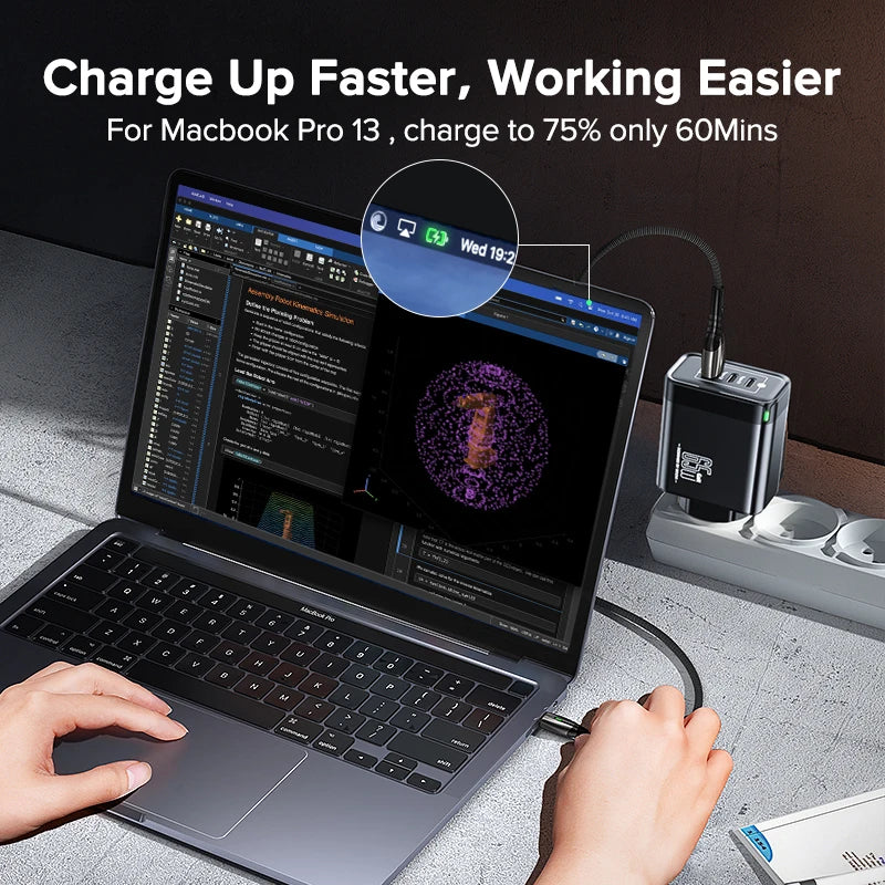 QOOVI 65W Fast Charging GaN Charger